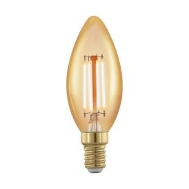 Vintage LED kerta ljósapera 4W Eglo dimmanleg þv 37 mm 
