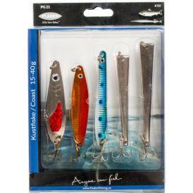 Spúnar 25-40g 5 stk Fladen Fishing