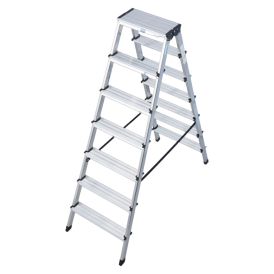 Áltrappa 2x7 þrep Stabilomat 1,6m