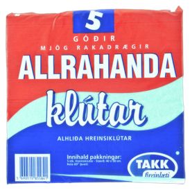Allrahandaklútur 5stk