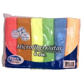 Microfiberklútar 6stk Takk