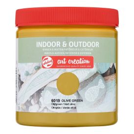 Föndurmálning inni og úti 250ml Olive Green