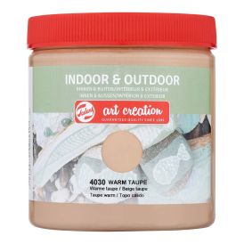 Föndurmálning inni og úti 250ml Warm Taupe