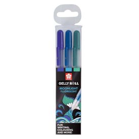 Gelpennar sett Gelly Roll Moonlight Ocean 3 litir
