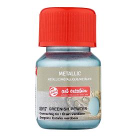 Föndurmálning málmáferð 30ml Greenish Pewter