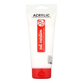 Akrýlmálning 200ml túba Titanium White