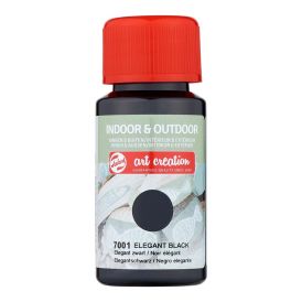 Föndurmálning inni og úti 50ml Elegant Black