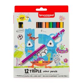 Trélitir sett Triple Colour 12 litir