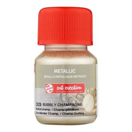 Föndurmálning málmáferð 30ml Bubbly Champagne