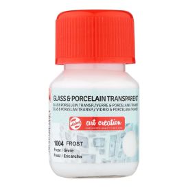 Föndurmálning gler&postulín gegnsætt 30ml Frost