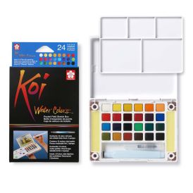 Vatnslitir sett Sakura Koi 24stk