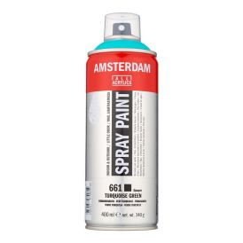 Akrýlsprey 400ml Amsterdam Turquoise Green