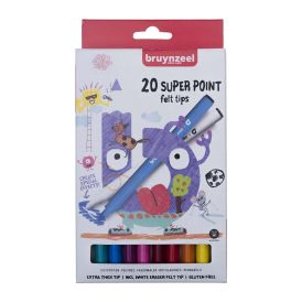 Tússpennar Super point 20 litir