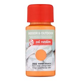 Föndurmálning inni og úti 50ml Warm Orange