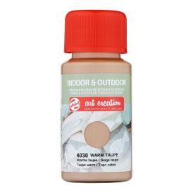 Föndurmálning inni og úti 50ml Warm Taupe