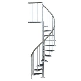 Hringstigi Ø155 cm 11+1 þrep 246-282 cm Toronto stál