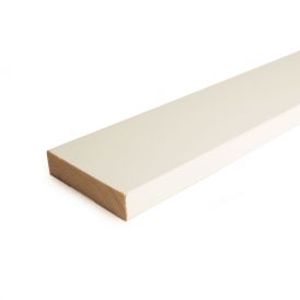 Gólflisti hvít fura 3600x64x14mm