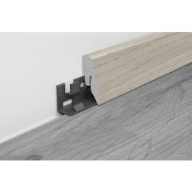 Gólflisti MDF 40x19x2600mm Logoclic Narvik eik