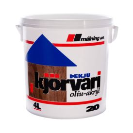 Viðarvörn Kjörvari 20 akrýl þekjandi hvítur 800 4L