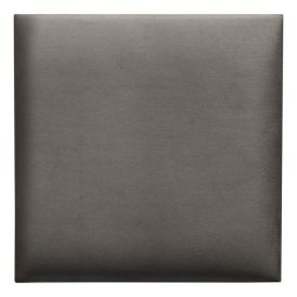 Veggpúði fyrir rúmgafl velvet 91 30x30 grár