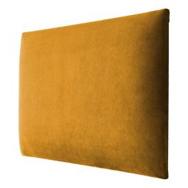 Veggpúði fyrir rúmgafl velvet 41 30x60 leir/gulur