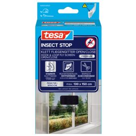Skordýranet  150x130cm Tesa Insect Stop Comfort svart