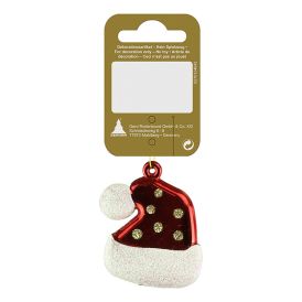 Jólatrésskraut jólasveinahúfa 4,7 cm