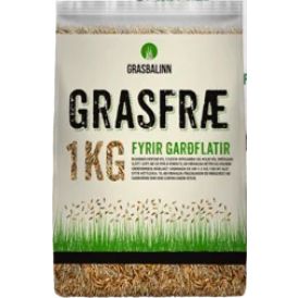Grasfræ 1kg fyrir Garðflatir