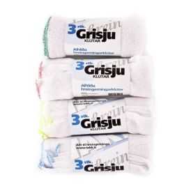 Grisjuklútar 3stk rúlla