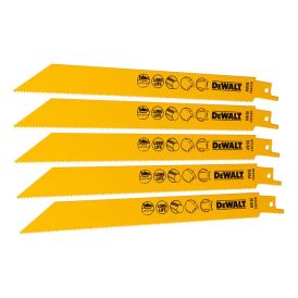 Sverðsagarblað 152mm fyrir málm 5stk DeWALT