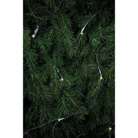 Jólanet hlýtt 185cm 80 LED IP44 rafhlöðu Abus