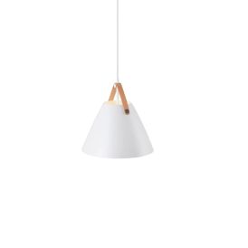 Hangandi ljós E27 Strap 27 hvítt Ø27 cm