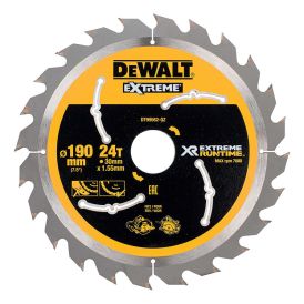 Hjólsagarblað 190x30x24T DeWALT