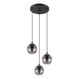 Loftljós Ariscani 3x40W E27 Eglo reyklitað/svart þv.42,5cm