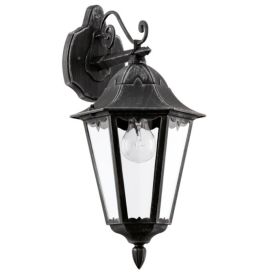 Útiveggljós Navedo, E27, 60W Eglo, hæð 47,5cm, svart
