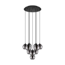 Loftljós Ariscani 10x40W E27 Eglo reyklitað/svart þv.65,5cm