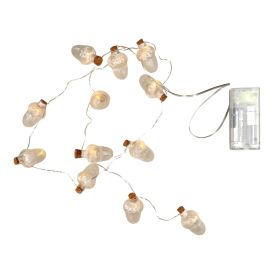 Jólasería með hnetum 150cm rafhlöðu