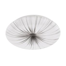 LED kúpull Nieves 10W Eglo hvítur/silfur þv31cm