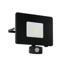 Veggljós 50W LED m/hreyfiskynjara Faedo 3 Eglo svart