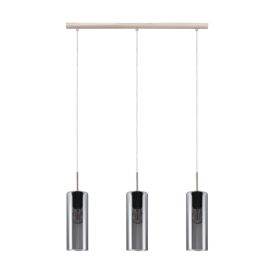 Loftljós Selvino 3xE27 Eglo burstað stál þv10cm