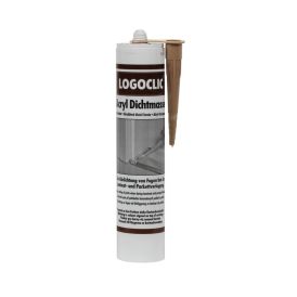 Fúgukítti akrýl 310ml Logoclic brún hnota