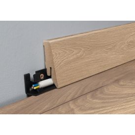 Gólflisti MDF 58x18x2600mm Logoclic Wild West eik