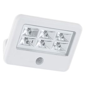 Veggljós Gavello 0,5W LED m/hreyfiskynjara Eglo hvítt