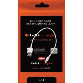 Hleðslusnúra USB lightning Leki 0,2m