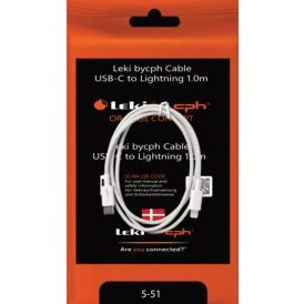 Hleðslusnúra USB-C lightning Leki 1m