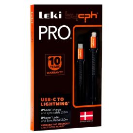 Hleðslusnúra USB-C lightning Leki Pro 2m