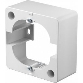 Utanáliggjandi box 80x80 mm Ekonomik hvítt