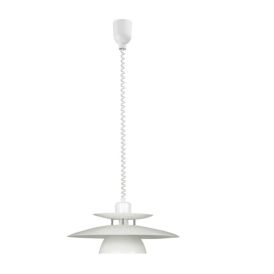 Borðstofuljós Brenda 60W EGLO Ø43cm hvítt/króm hæðastill