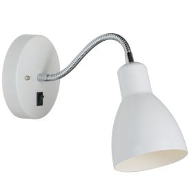 Veggljós E14 Cyclone hvítt Ø11 cm