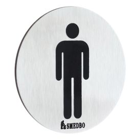 Sjálflímandi skilti Herrar Smedbo Xtra